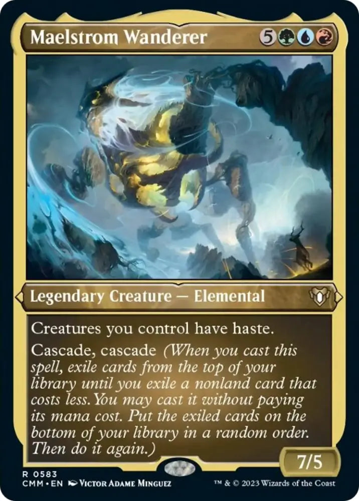 Maelstrom Wanderer (Foil Etched) [Commander Masters] - MTG Single