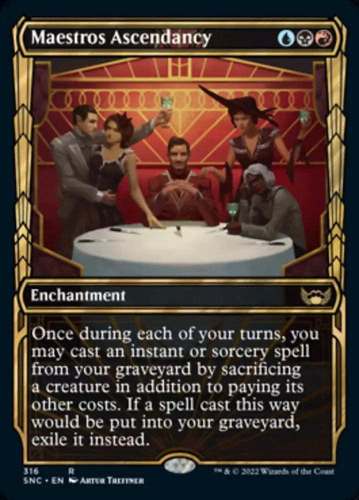 Maestros Ascendancy (Showcase Golden Age) [Streets of New Capenna] - MTG Single