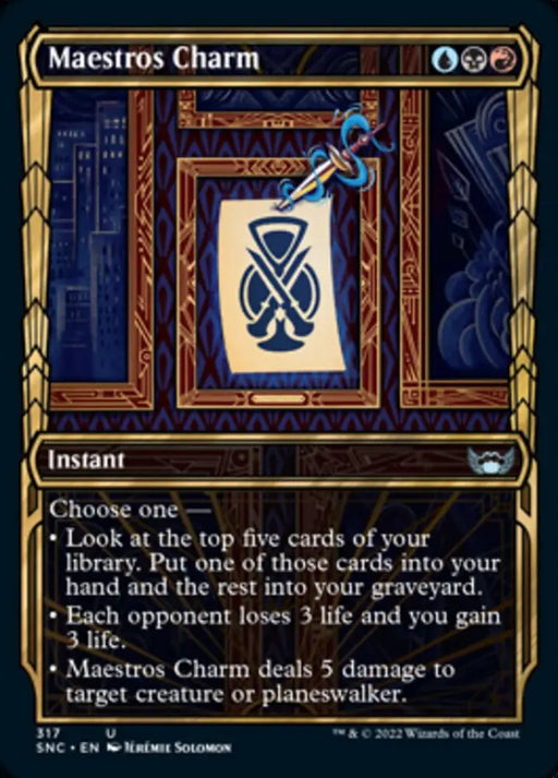 Maestros Charm (Showcase Golden Age) [Streets of New Capenna] - MTG Single