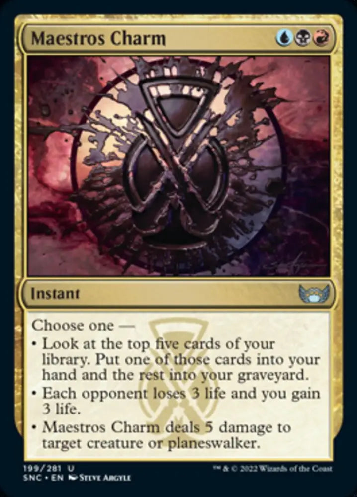 Maestros Charm [Streets of New Capenna] - MTG Single