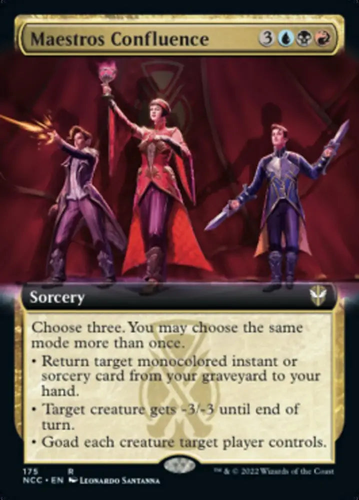 Maestros Confluence (Extended Art) [Streets of New Capenna Commander] - MTG Single