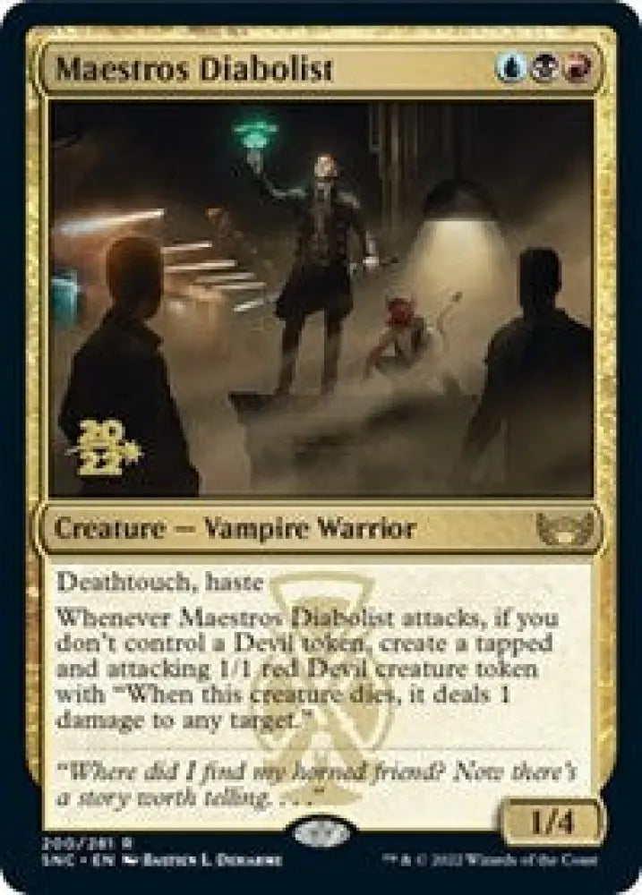 Maestros Diabolist (200) [Prerelease Cards]