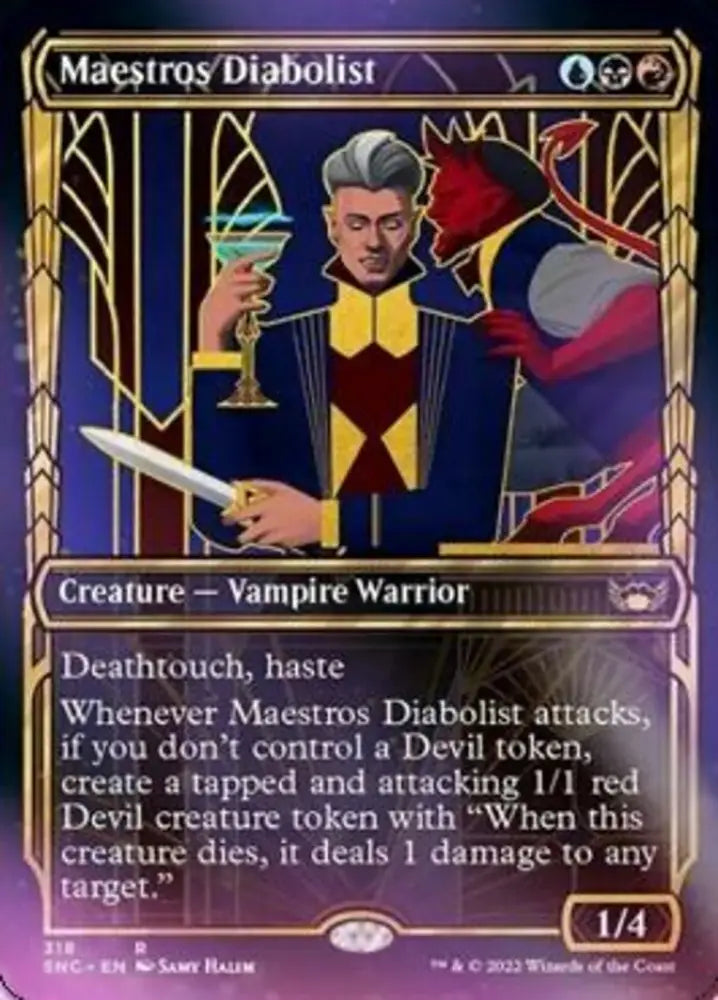 Maestros Diabolist (Showcase Golden Age) [Streets of New Capenna] - MTG Single