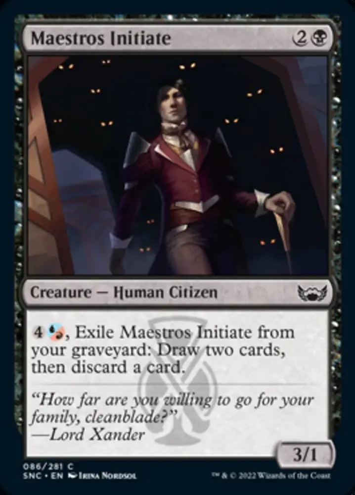 Maestros Initiate [Streets of New Capenna] - MTG Single