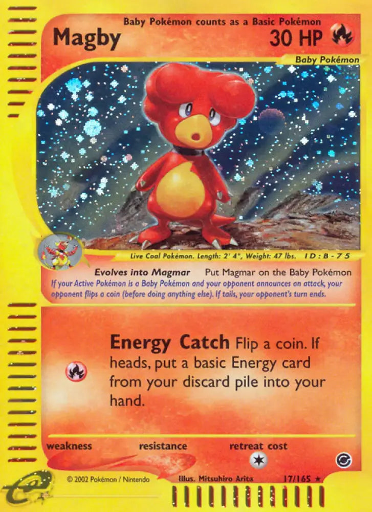 Magby (17/165) [Expedition: Base Set] - Pokemon Single