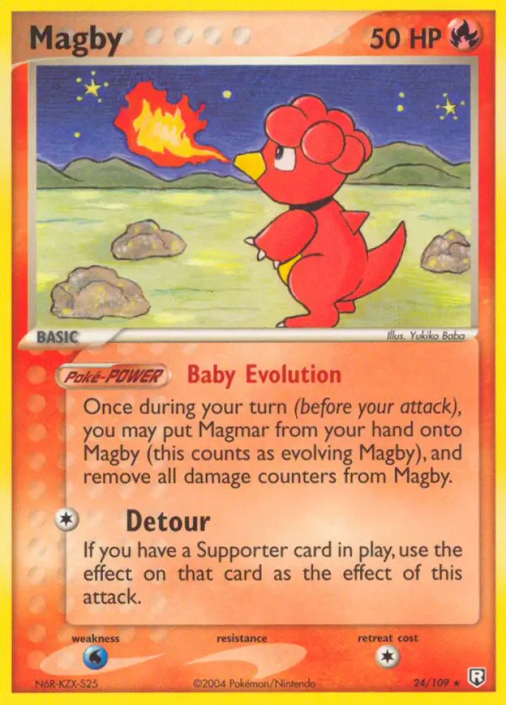 Magby (24/109) [EX: Team Rocket Returns] - Pokemon Single