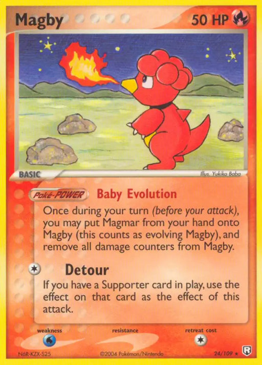 Magby (24/109) [EX: Team Rocket Returns] - Pokemon Single