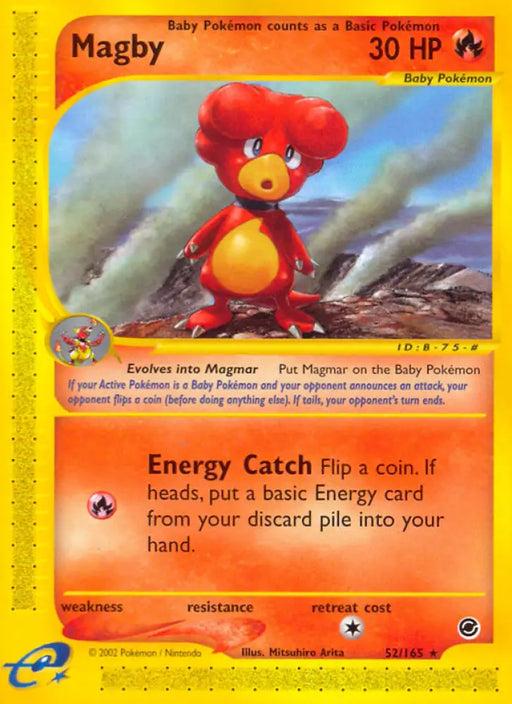 Magby (52/165) [Expedition: Base Set] - Pokemon Single