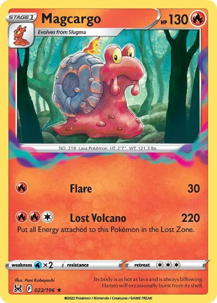 Magcargo (022/196) [Sword & Shield: Lost Origin] - Pokemon Single