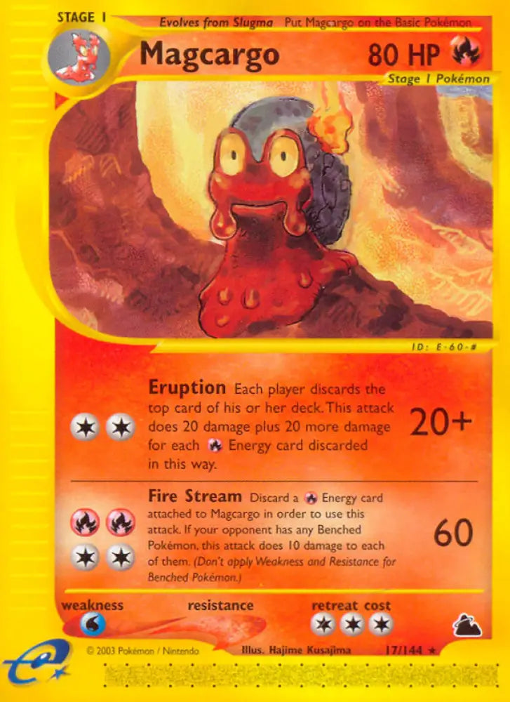 Magcargo (17/144) [Skyridge] - Pokemon Single