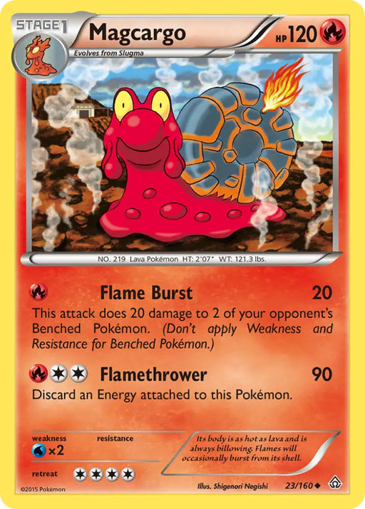 Magcargo (23/160) [XY: Primal Clash] - Pokemon Single