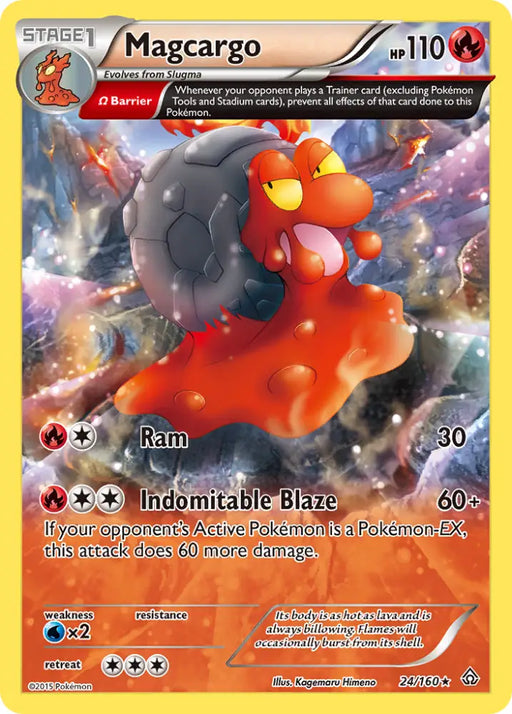 Magcargo (24/160) [XY: Primal Clash] - Pokemon Single