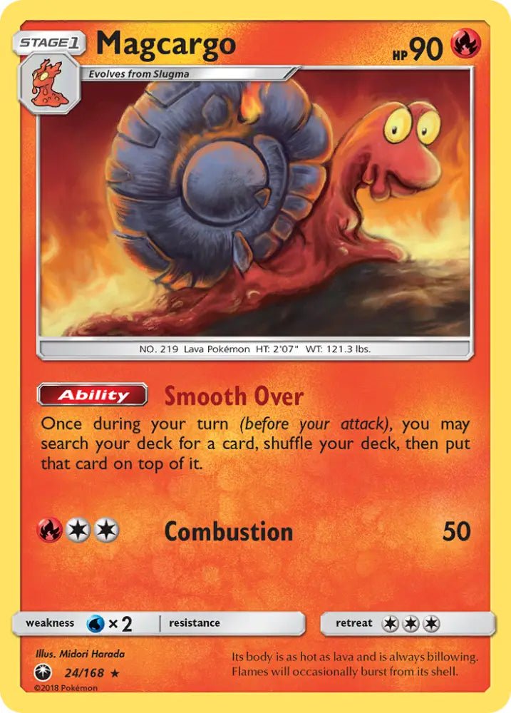 Magcargo (24/168) [Sun & Moon: Celestial Storm] - Pokemon Single