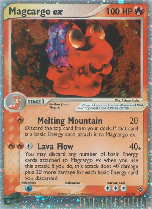 Magcargo ex (95/97) [EX: Dragon] - Pokemon Single