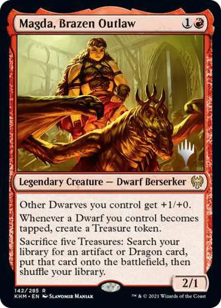 Magda Brazen Outlaw (Promo Pack) [Kaldheim Promos] - MTG Single