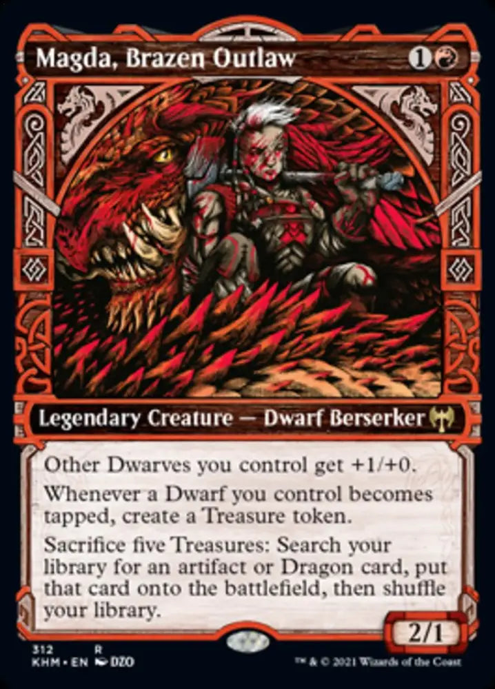 Magda Brazen Outlaw (Showcase) [Kaldheim] - MTG Single