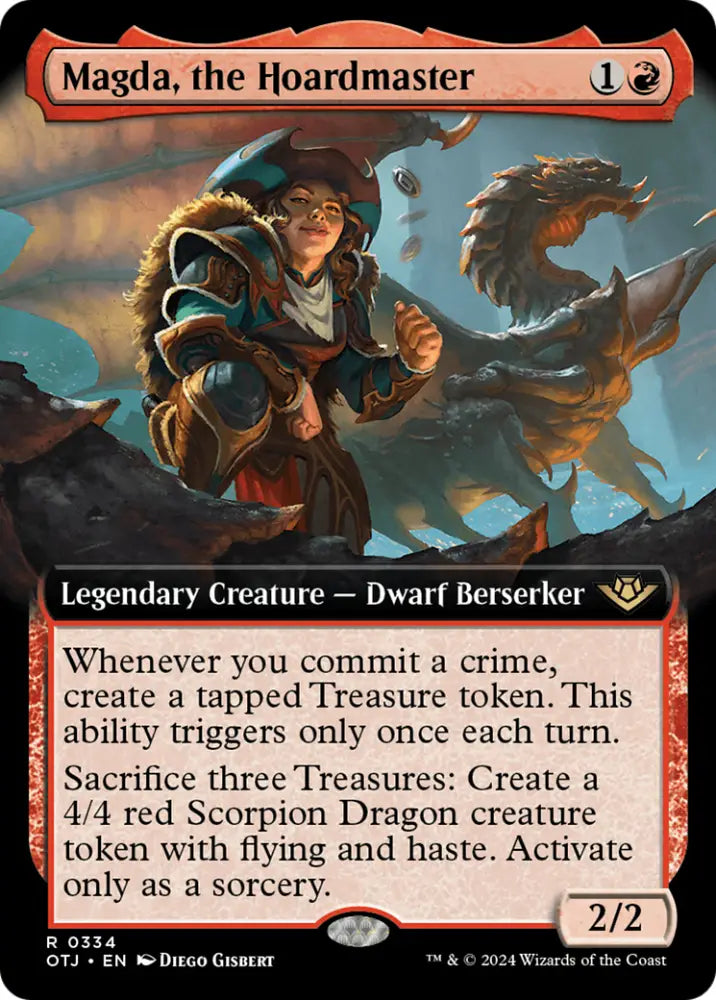 Magda the Hoardmaster (Extended Art) [Outlaws of Thunder Junction] - MTG Single