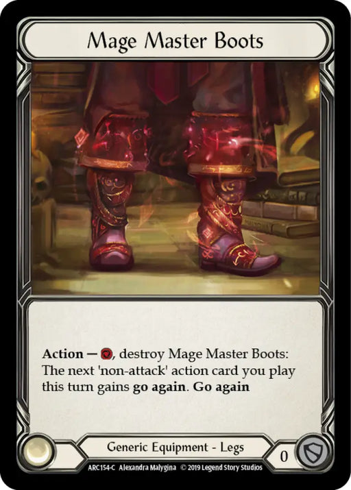 Mage Master Boots [Arcane Rising 1st Edition] 1st Edition Normal - Flesh And Blood Single
