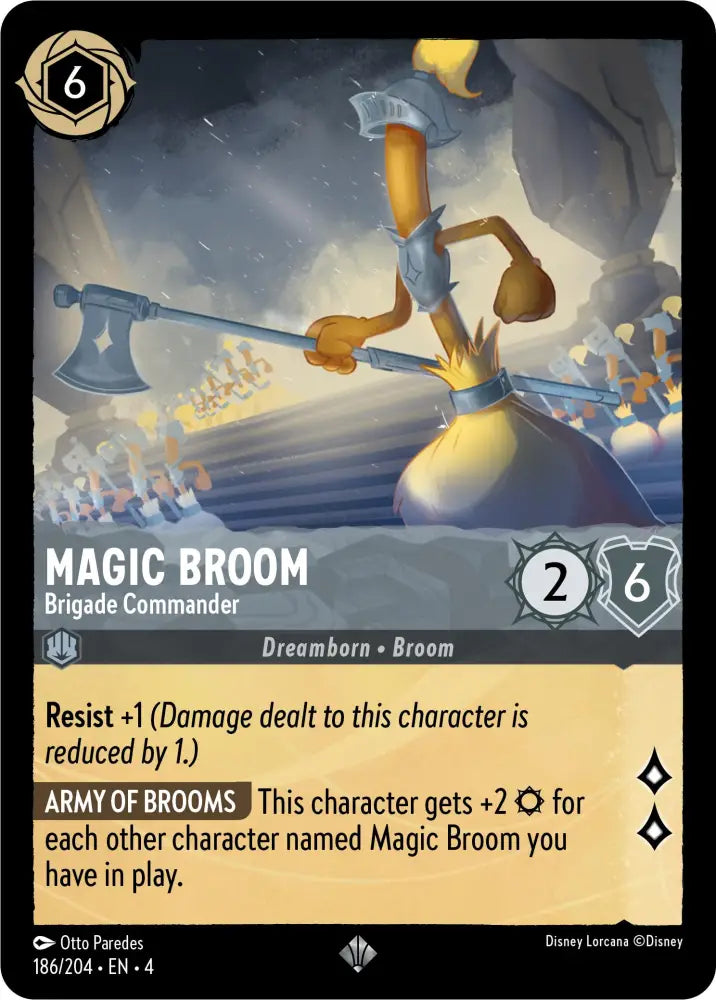Magic Broom - Brigade Commander (186/204) [Ursula’s Return] - Lorcana Single