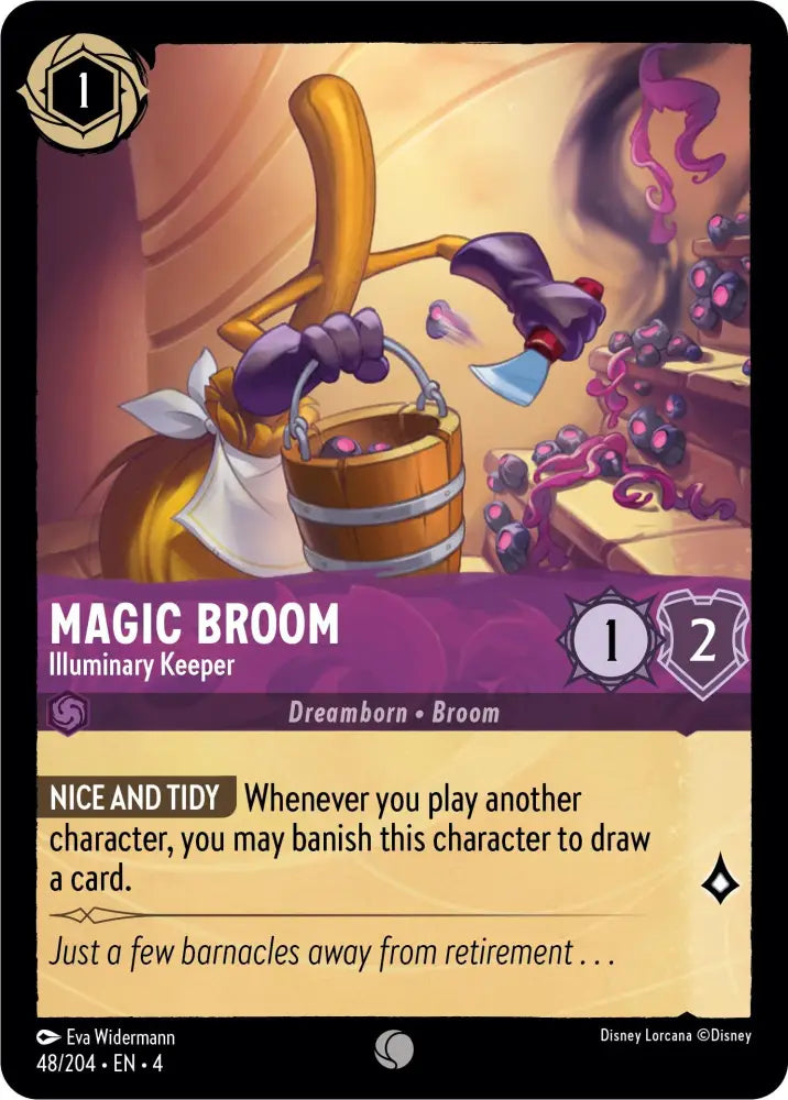 Magic Broom - Illuminary Keeper (48/204) [Ursula’s Return] - Lorcana Single