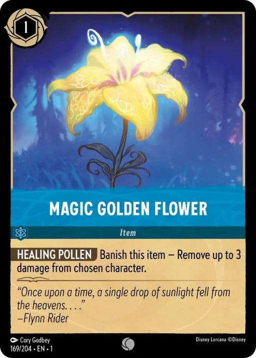 Magic Golden Flower (169/204) [The First Chapter] - Lorcana Single