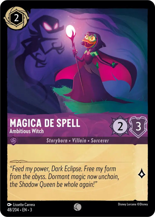 Magica De Spell - Ambitious Witch (48/204) [Into the Inklands] - Lorcana Single