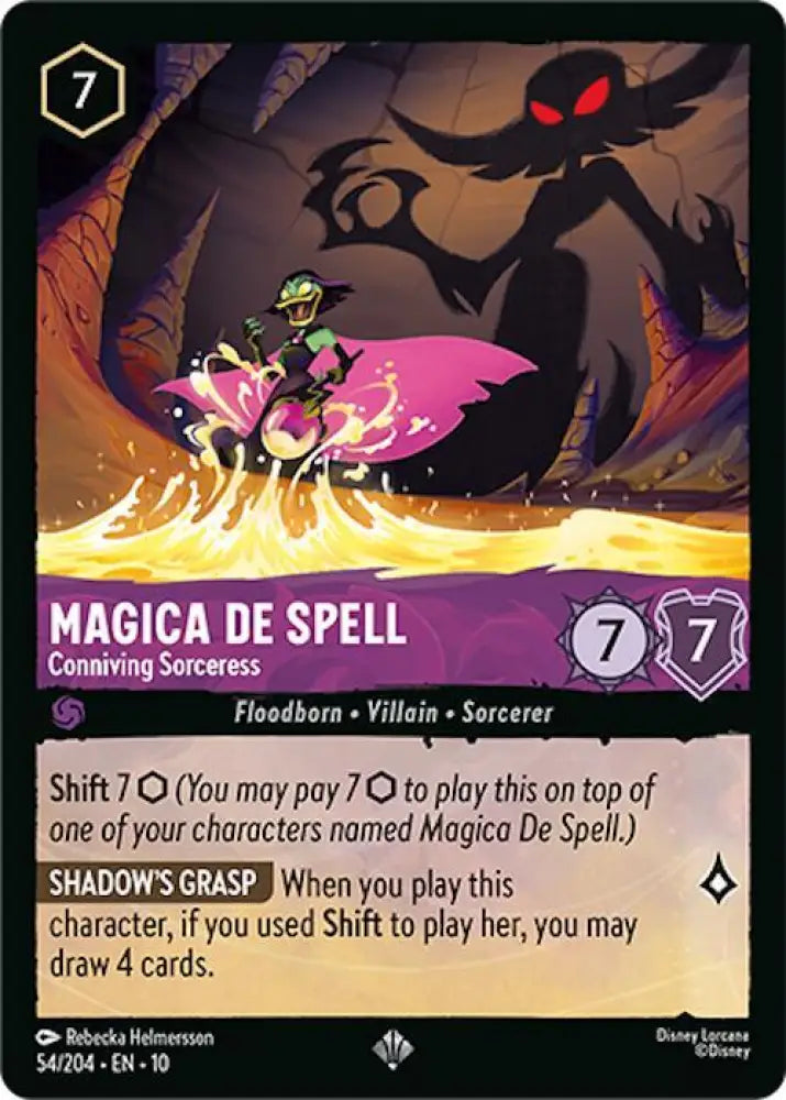 Magica De Spell - Conniving Sorceress (54/204) [Whispers in the Well]