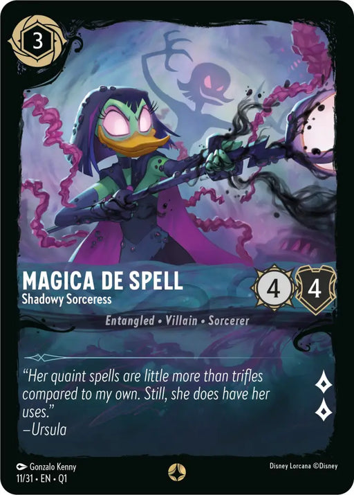 Magica De Spell - Shadowy Sorceress (11/31) [Illumineer’s Quest: Deep Trouble] - Lorcana Single