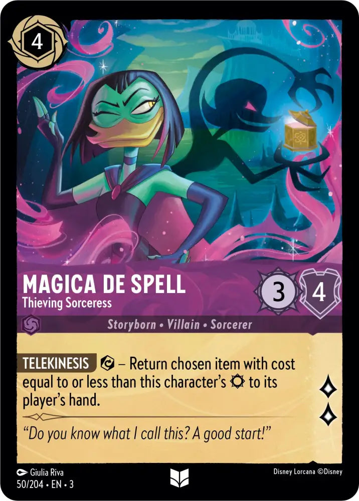 Magica De Spell - Thieving Sorceress (50/204) [Into the Inklands] - Lorcana Single