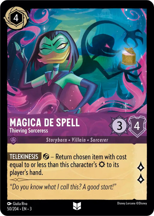 Magica De Spell - Thieving Sorceress (50/204) [Into the Inklands] - Lorcana Single