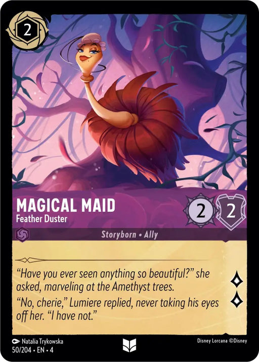 Magical Maid - Feather Duster (50/204) [Ursula’s Return] - Lorcana Single