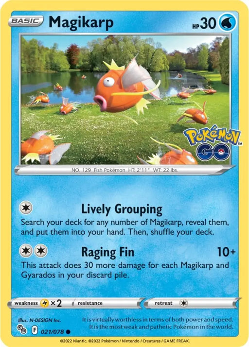 Magikarp (021/078) [Pokémon GO] - Pokemon Single