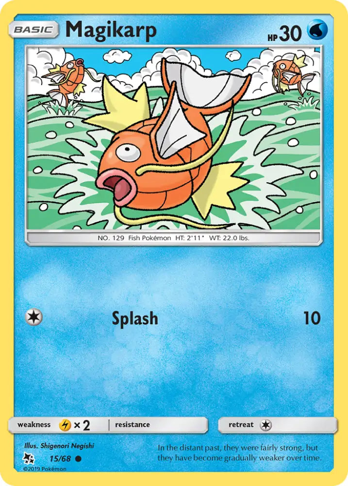 Magikarp (15/68) [Sun & Moon: Hidden Fates] - Pokemon Single