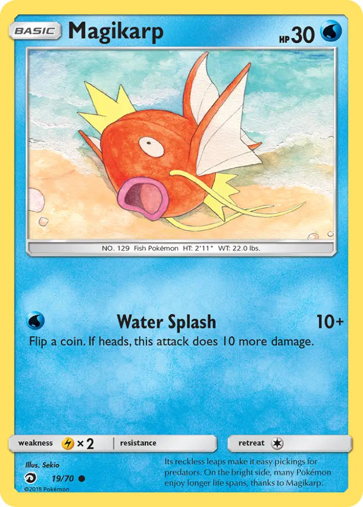 Magikarp (19/70) [Sun & Moon: Dragon Majesty] - Pokemon Single