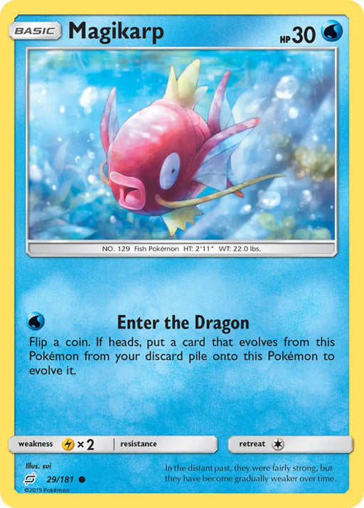 Magikarp (29/181) [Sun & Moon: Team Up] - Pokemon Single