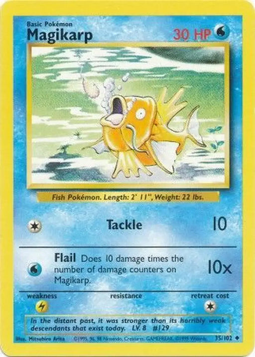 Magikarp (35/102) [Base Set Unlimited] - Pokemon Single