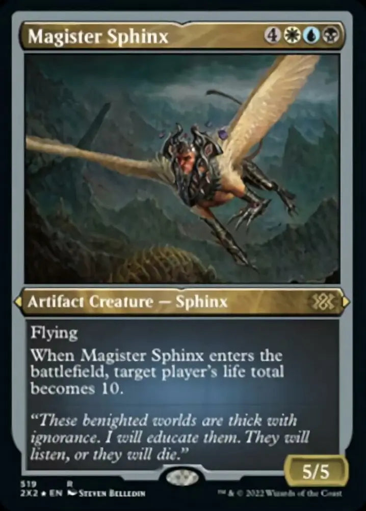 Magister Sphinx (Foil Etched) [Double Masters 2022] - MTG Single