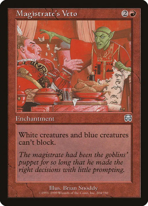 Magistrate’s Veto [Mercadian Masques] - MTG Single