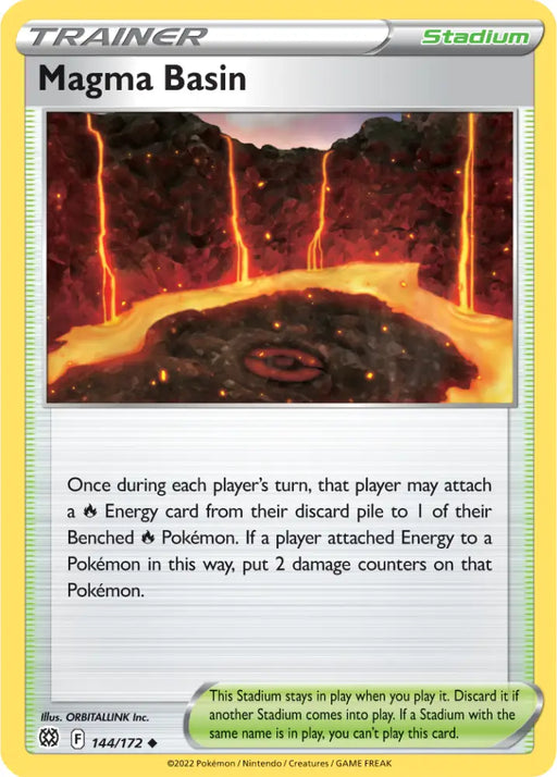 Magma Basin (144/172) [Sword & Shield: Brilliant Stars] - Pokemon Single