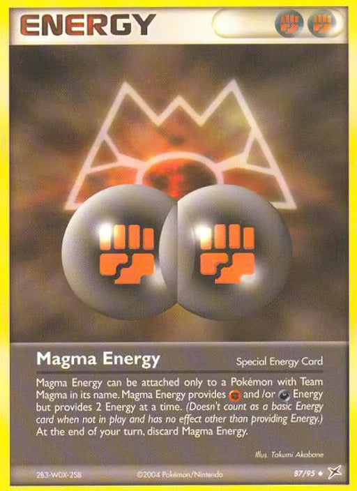 Magma Energy (87/95) [EX: Team Magma vs Team Aqua] - Pokemon Single