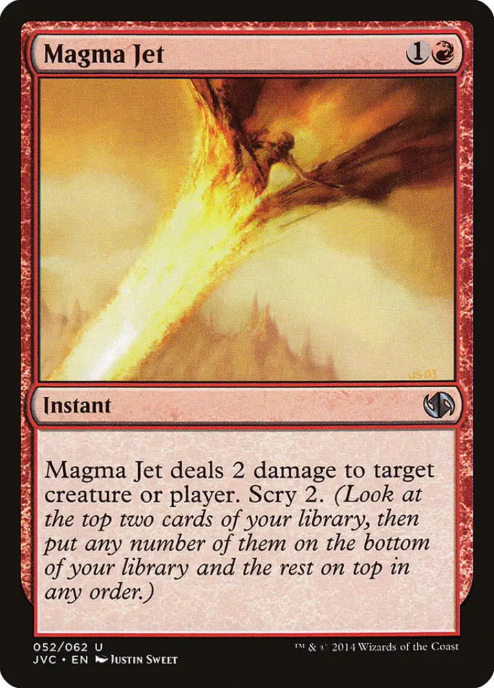 Magma Jet [Duel Decks Anthology] - MTG Single