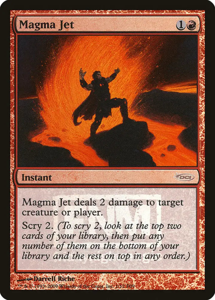Magma Jet [Friday Night Magic 2009] - MTG Single