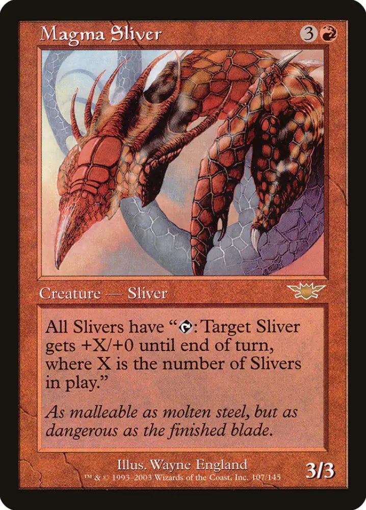 Magma Sliver [Legions] - MTG Single