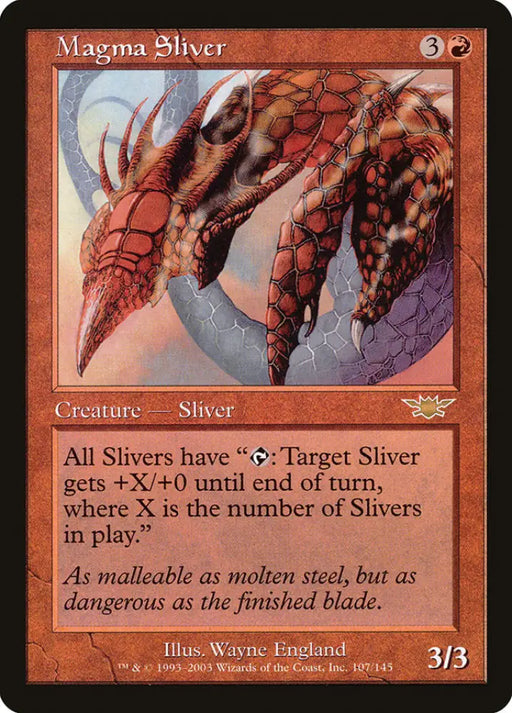 Magma Sliver [Legions] - MTG Single