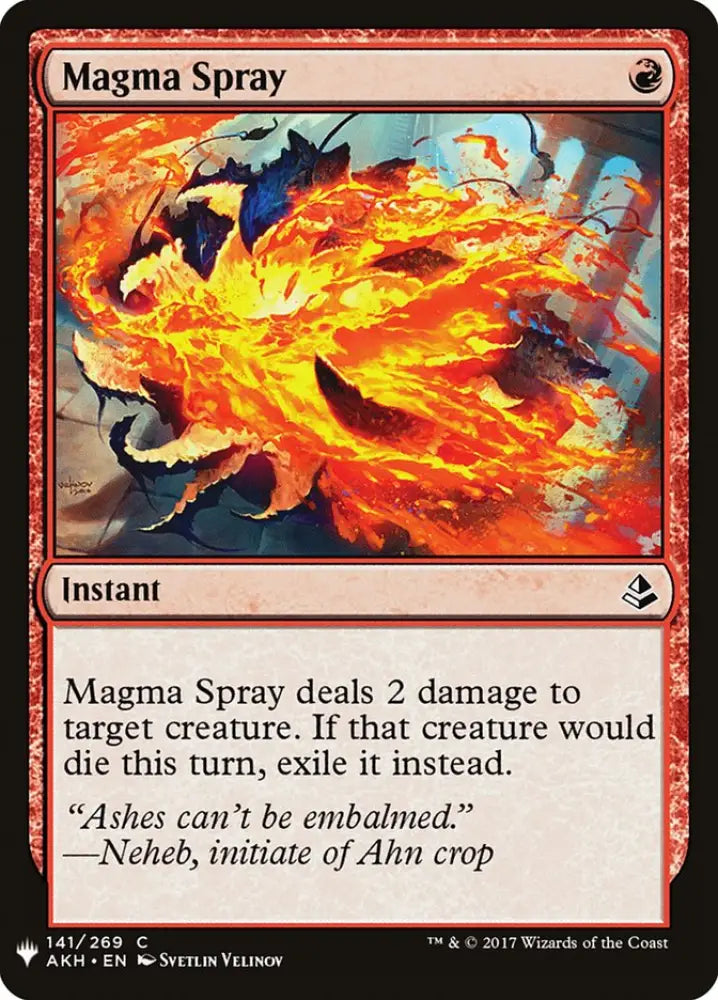 Magma Spray [Mystery Booster] - MTG Single