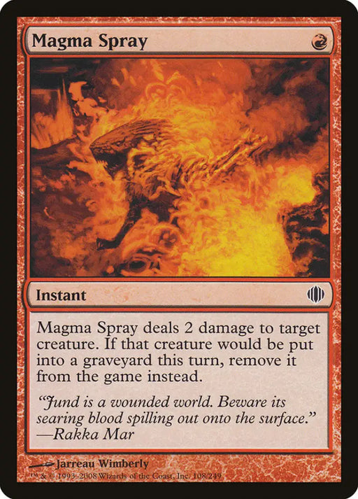 Magma Spray [Shards of Alara] - MTG Single