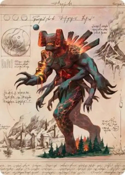 Magmablood Archaic Art Card (31) [Secrets of Strixhaven Art Series]