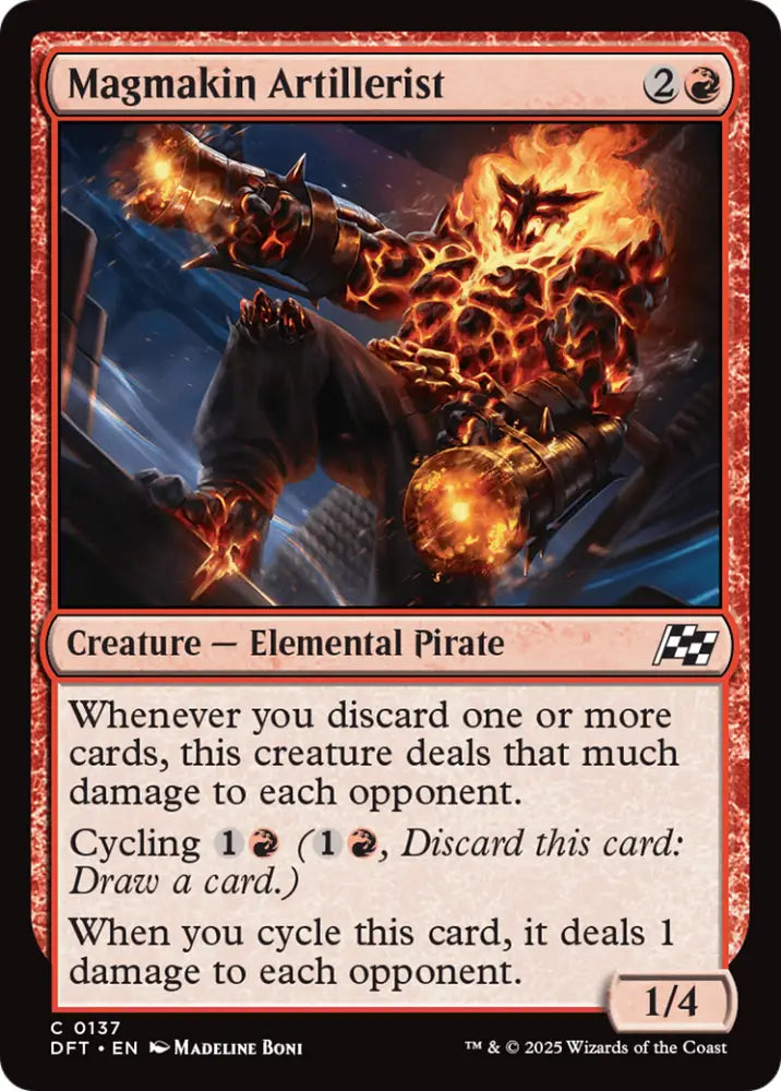 Magmakin Artillerist [Aetherdrift] - MTG Single