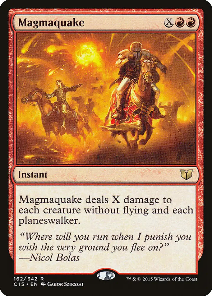 Magmaquake [Commander 2015] - MTG Single