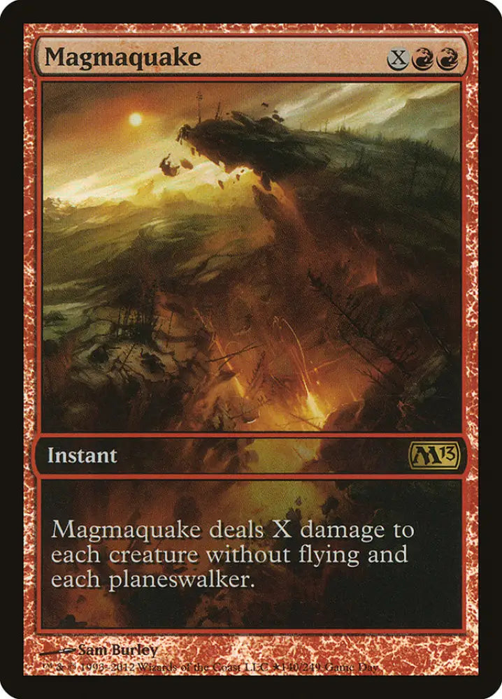 Magmaquake (Game Day) [Magic 2013 Promos] - MTG Single